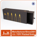 low price customized recycled black paper candle box